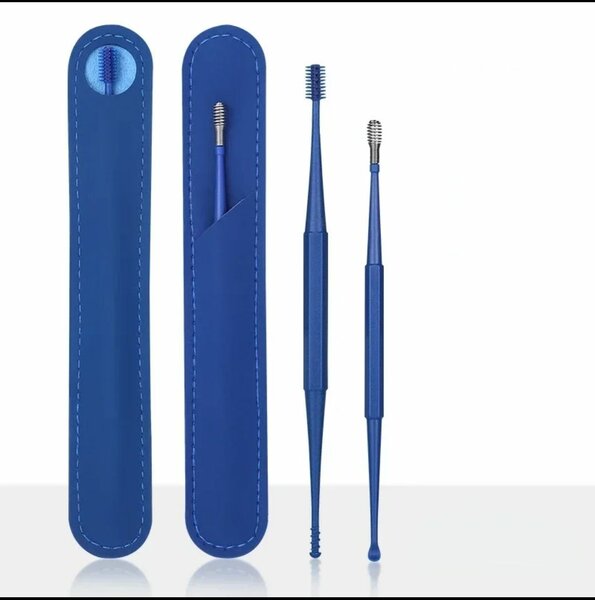 NETTOYEUR D'OREILLES À DOUBLE TÊTE (DEUX PIÈCES)