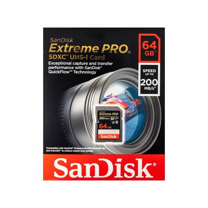 Carte mémoire SanDisk Extreme PRO 64 Go