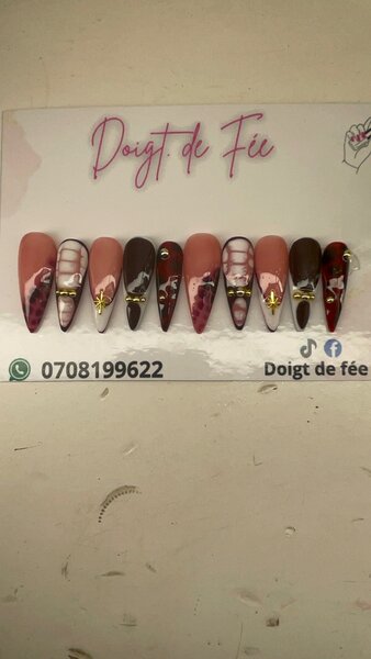 Ongles Press-On Artisanal Chic