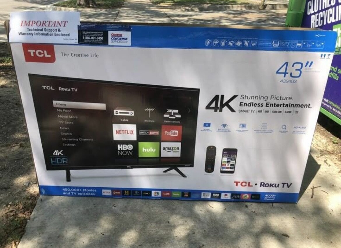 LG, Samsung, NASCO and TCL Smart TVs