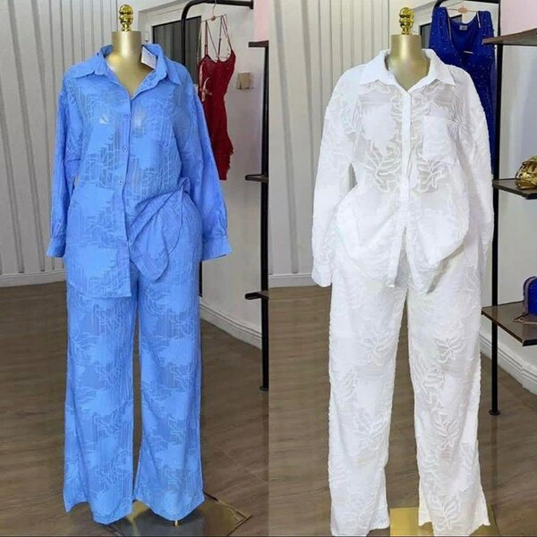 Ensemble lin fleuri 2pieces