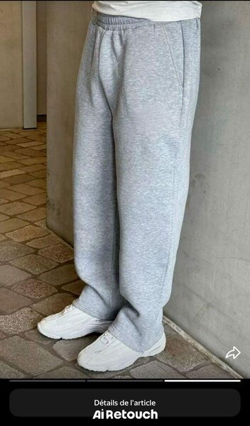 Pantalon de jogging gris