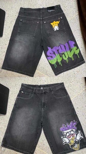 Shorts en jean streetwear