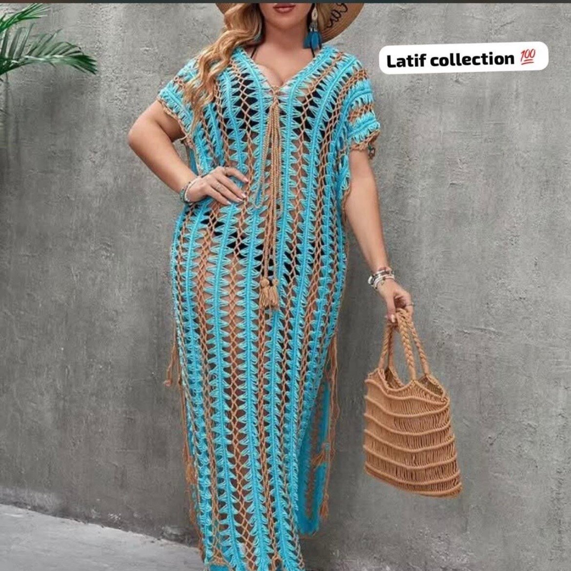 Robe crochet été taille standa