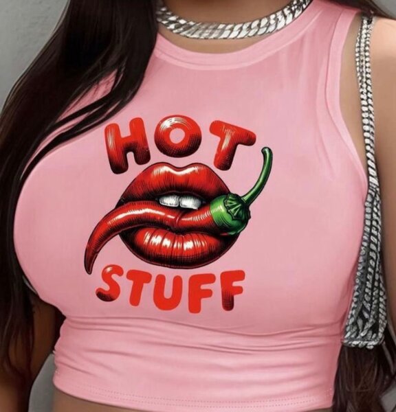 Crop Tops Imprimés Tendance