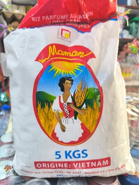 Riz mm Parfumé Aux Jasmins 5kg