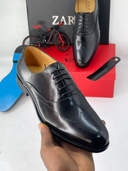Solid Leather Formal Shoes