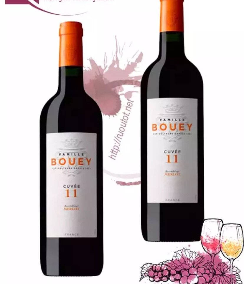 Vin Rouge Famille Bouey Cuvée 11