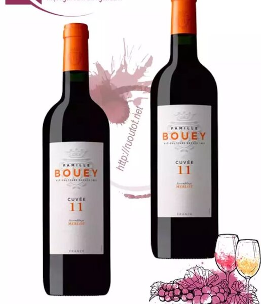 Vin Rouge Famille Bouey Cuvée 11