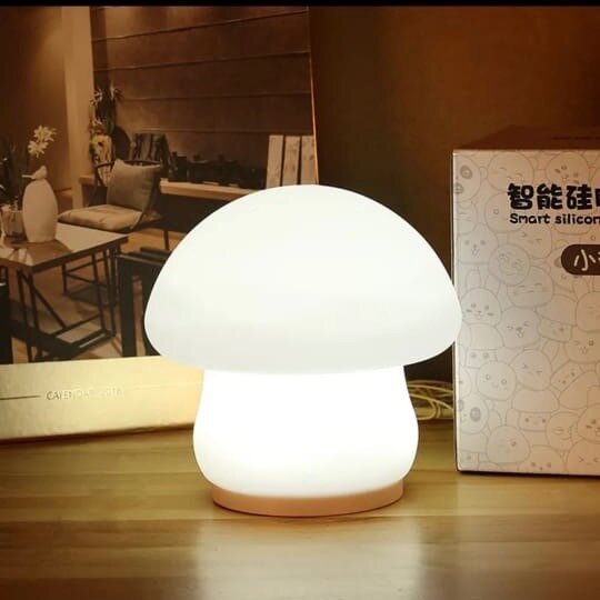 Mushroom bedside lamps