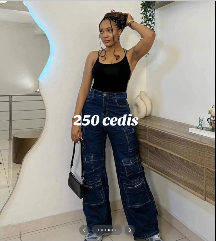 women's jeans (color - dark blue)