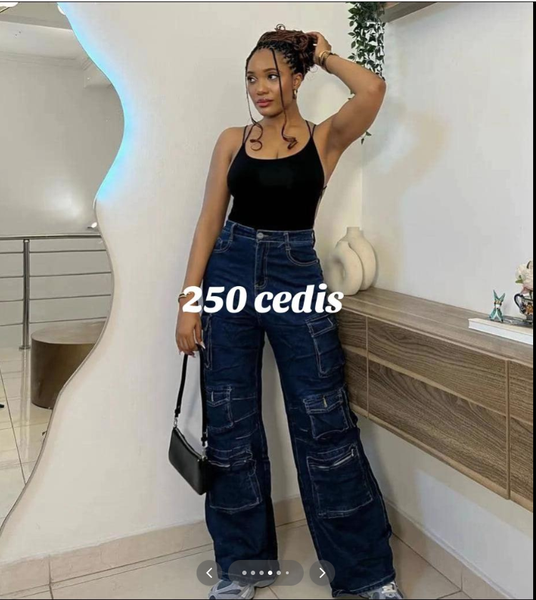 women's jeans (color - dark blue)