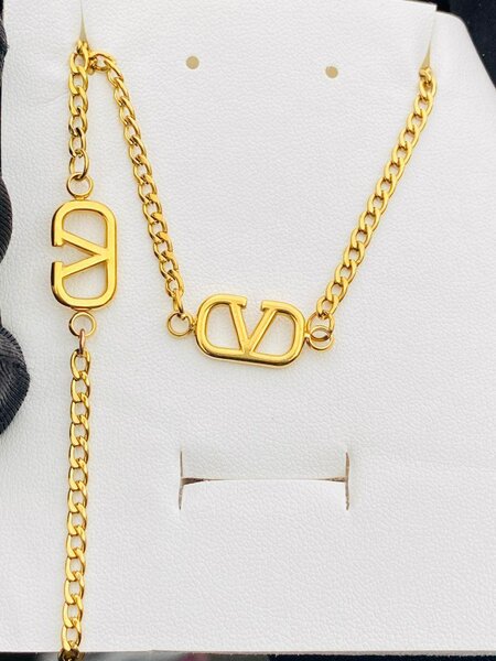 Collier et bracelet doré