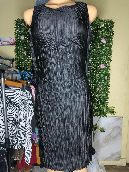 Robe plissée élégante