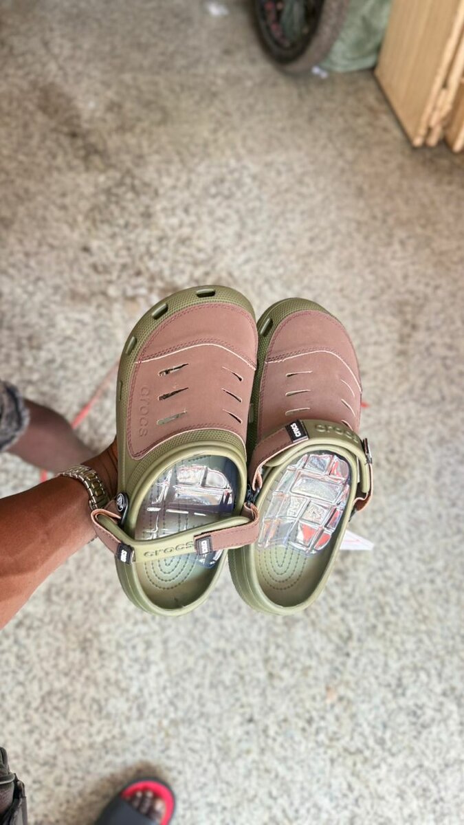 Sabots confortables verts