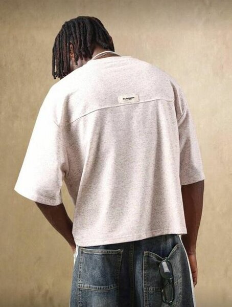 T-shirt oversize, crop