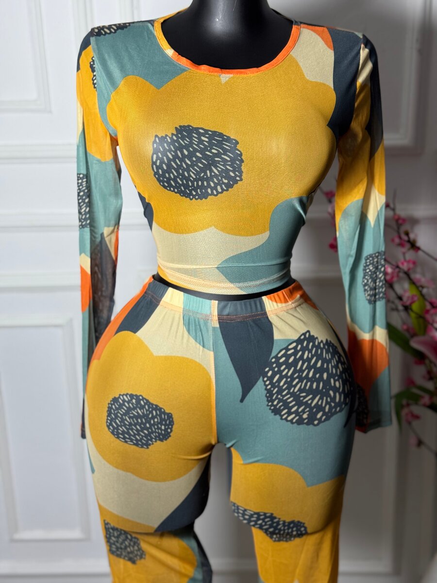 Ensemble Imprimé Fleurs