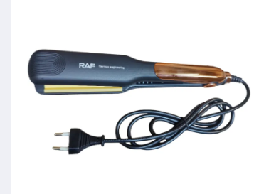 RAF R.442G Electric Hair Crimper 6 edges Teflon coated titanium plates fast heating Crimping waver straightener