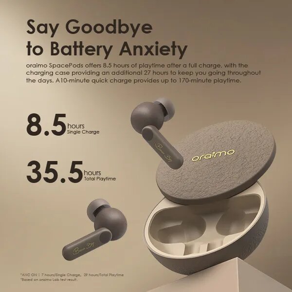 Écouteurs Bluetooth Oraimo SpacePods