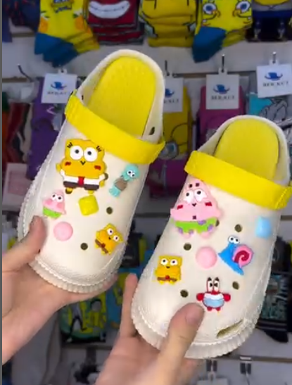 Кроксы со Спанчбобом😍