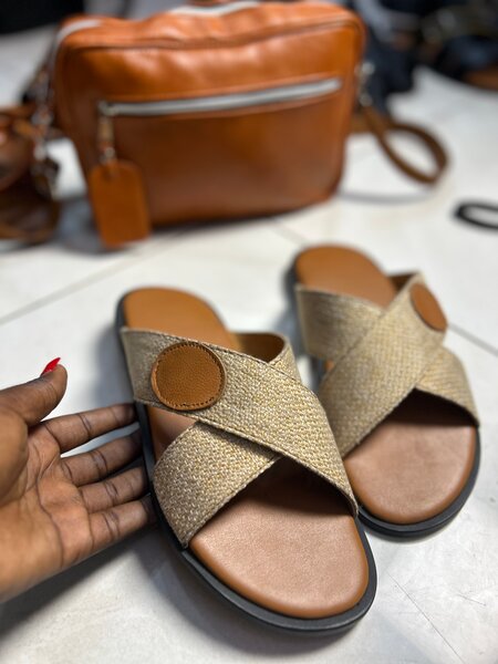 Sandales en cuir pour homme