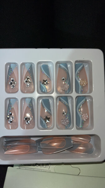 Faux ongles pour femmes, 24 pièces