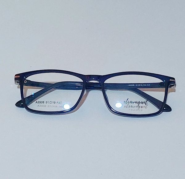 Optical frame blue