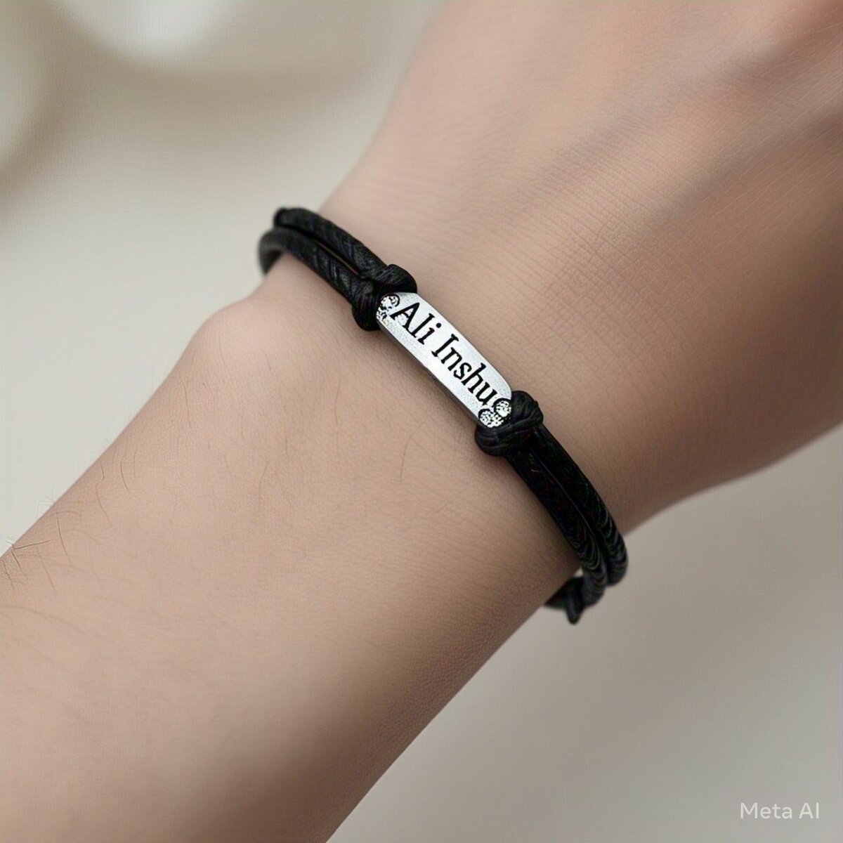 Couple name bracelet