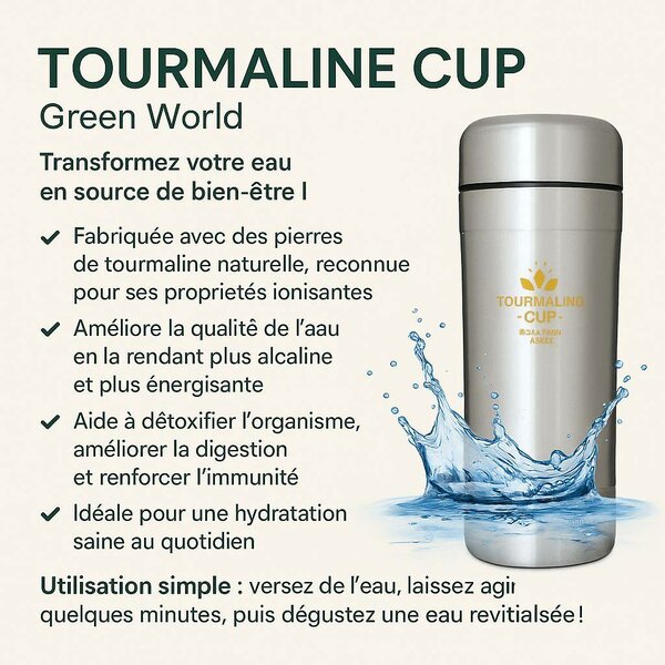 Gourde Ionisante Tourmaline