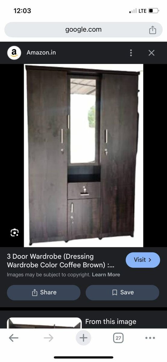 Double wardrobe