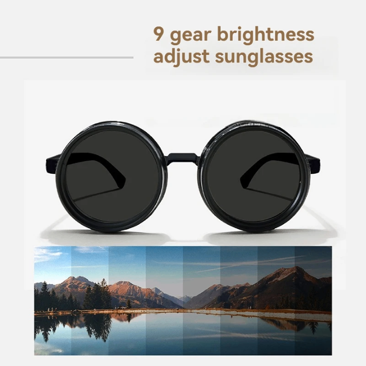Lunettes de soleil à luminosité ajustable