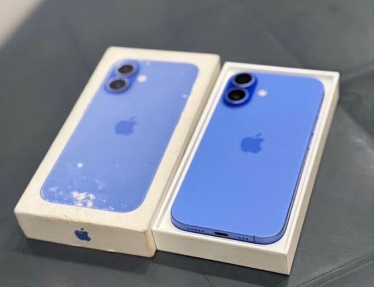 iPhone Bleu Élégant
