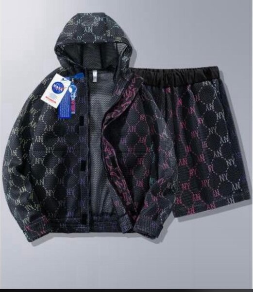 Ensemble veste et short imprimé