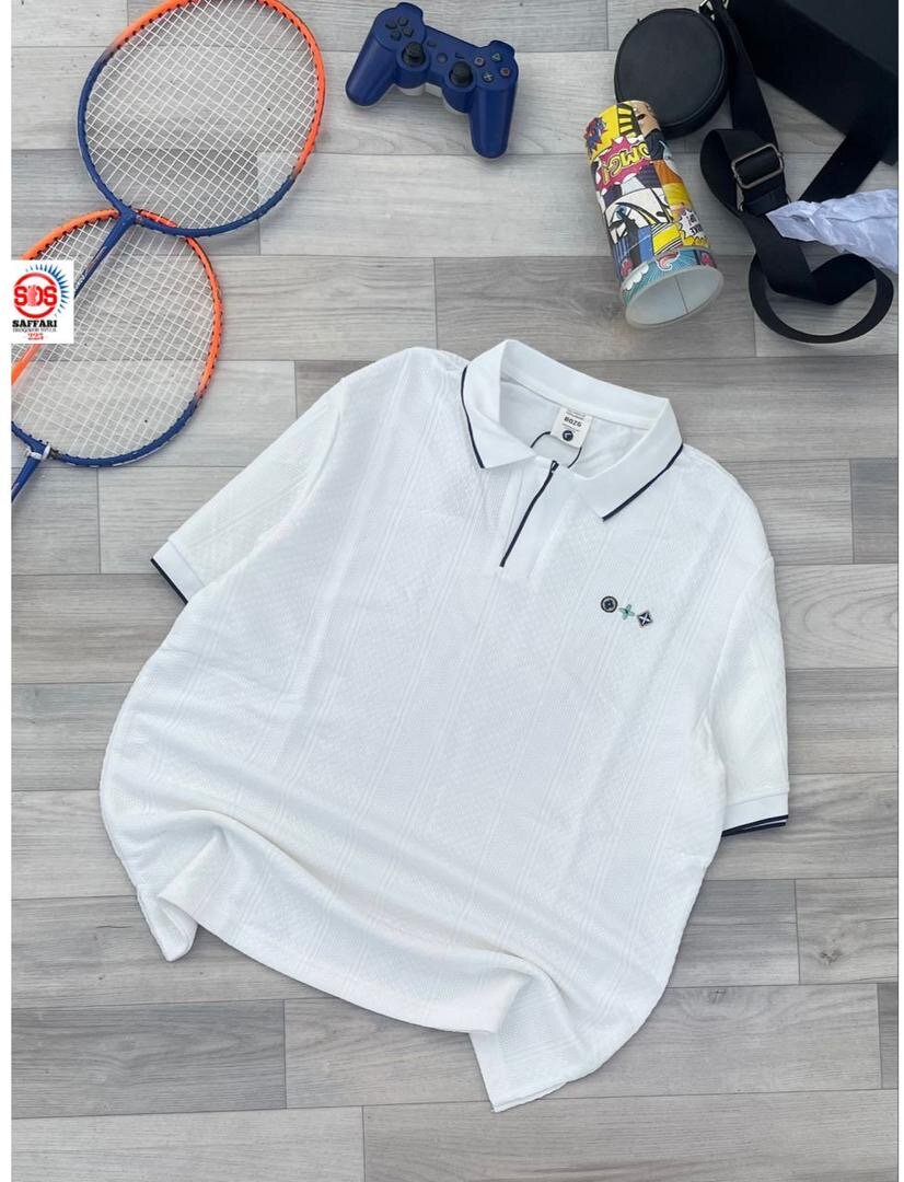 Polo blanc pour homme élégant