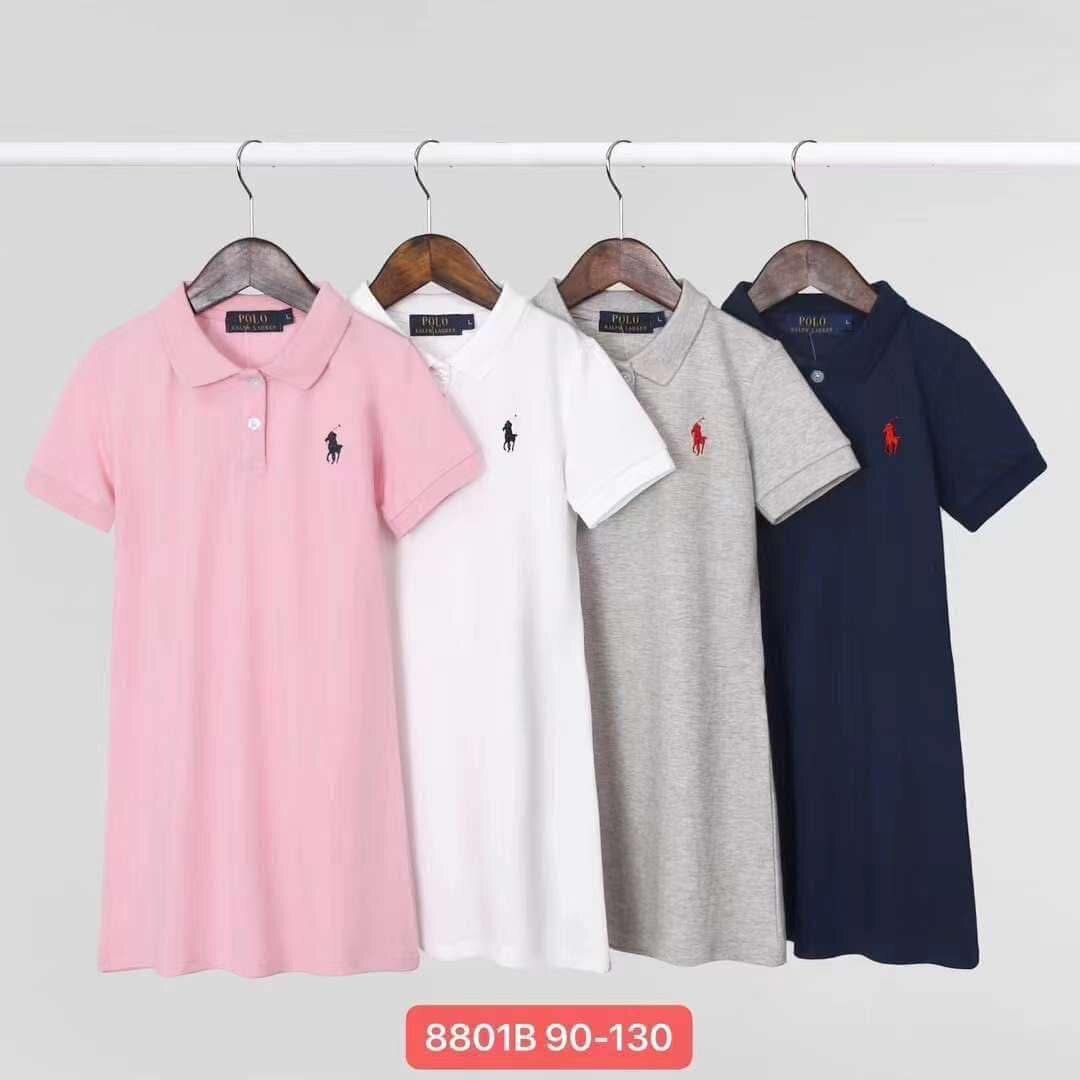 Robes polo enfant coton