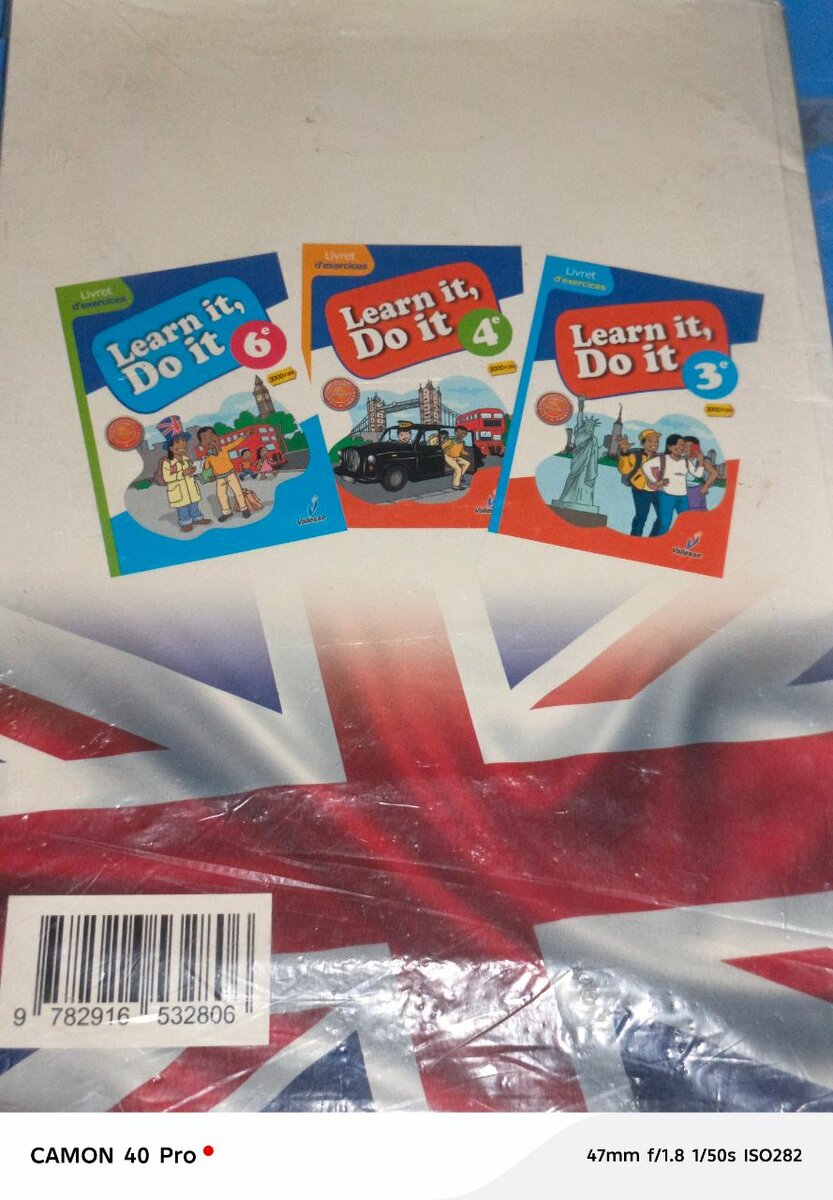 Livres d'exercices anglais