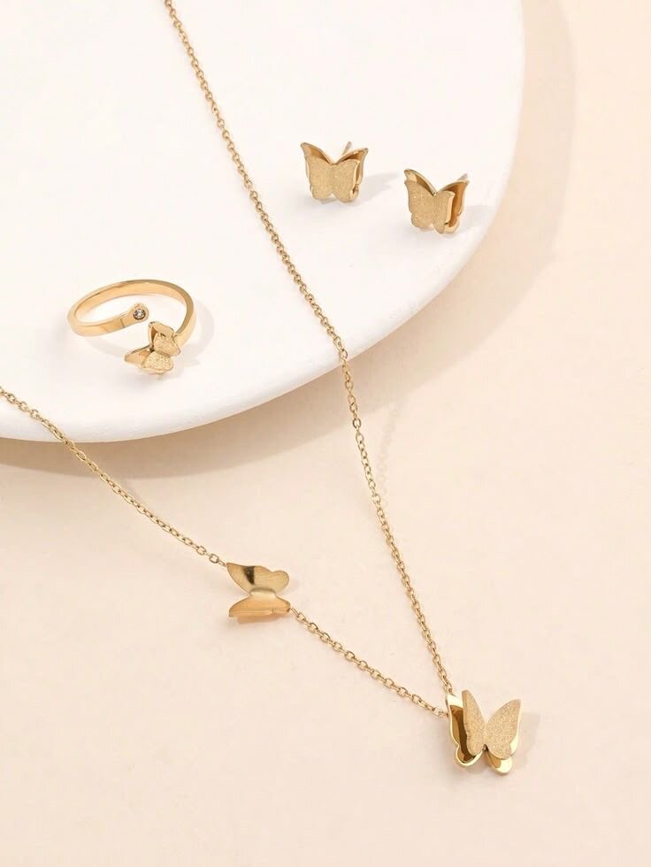 Butterfly necklaces