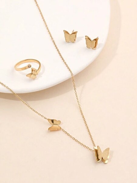 Butterfly necklaces