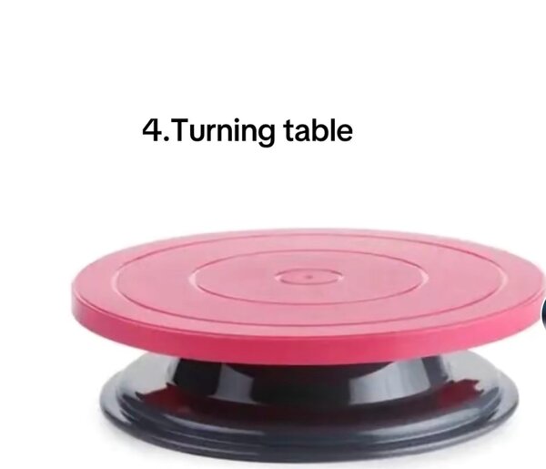 Plastic turntable