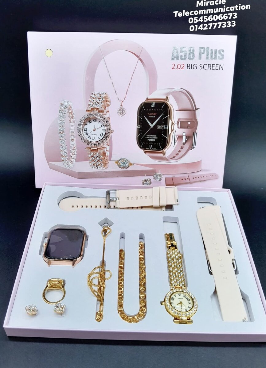 A58 Plus Watch & Jewelry Set