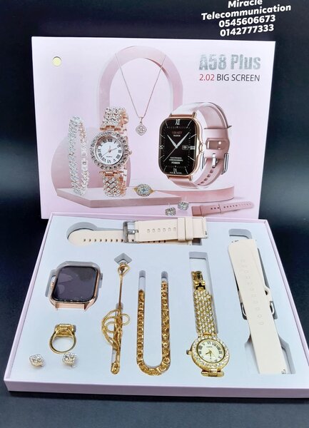 A58 Plus Watch & Jewelry Set