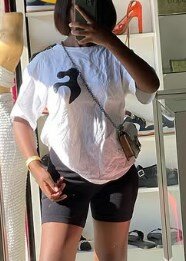 White T-shirt with print