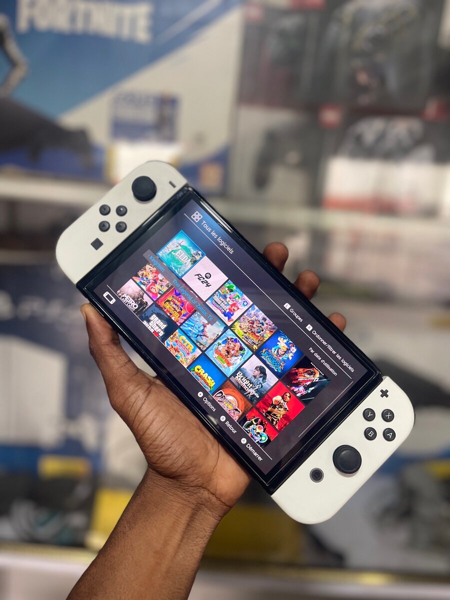 Nintendo switch oled cracker 25jeux