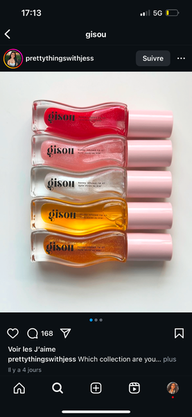 Gisou Lip Oil Set Hydratant