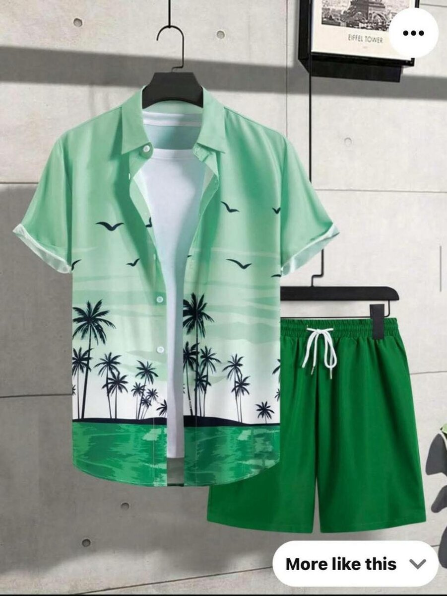 Ensemble chemise et short d'été