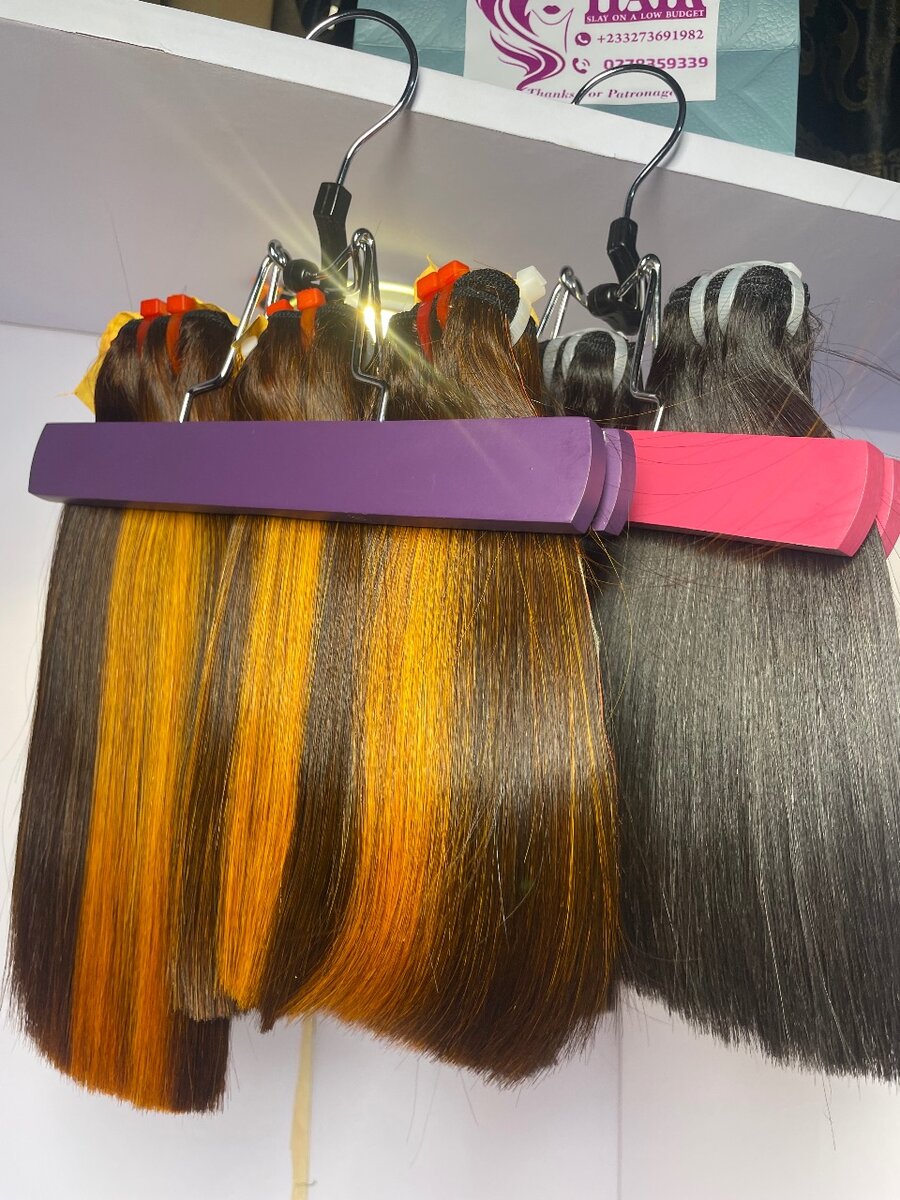 Vietnamese bone straight bundle on shelf