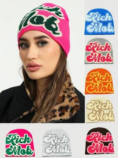 Bonnet "Rich Mob" coloré