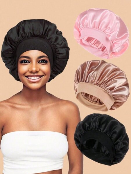 Bonnet en satin pour cheveux