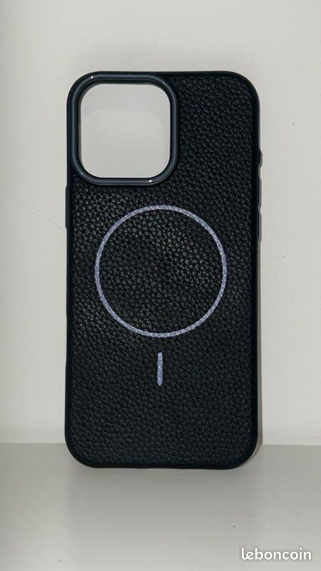 Coque en cuir pour iPhone 16