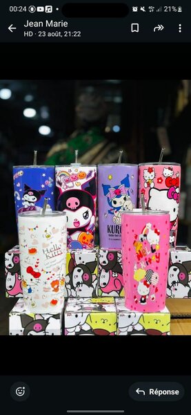 Gobelet Inox Design Kawaii